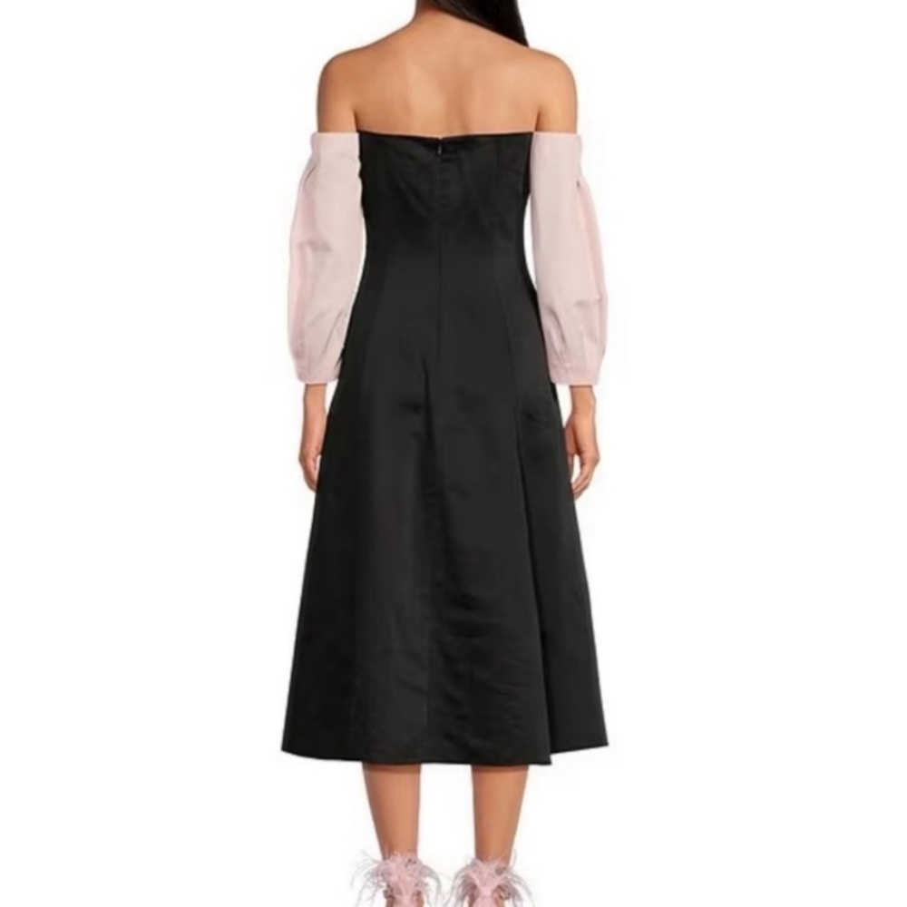 Gianni Bini x Nastia Liukin Audrey Off the Shoulder Midi Dress SZ 2 NWT - Picture 3 of 7